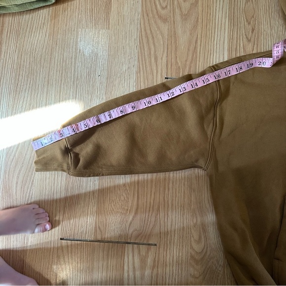 YZY Gap Brown Double Layer  Front Pocket Long Sleeve Hoodie- Size Youth/Child M - Picture 4 of 8